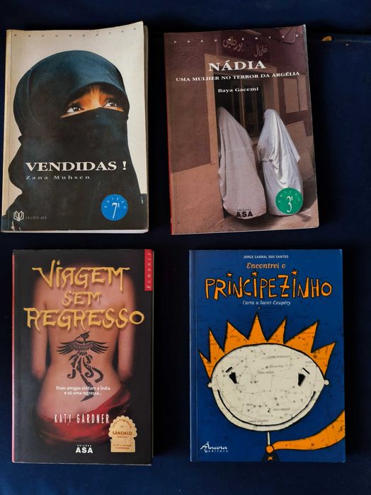 Lote 4 Livros Histórias Reais Testemunhos Opressão e Choque Cultural