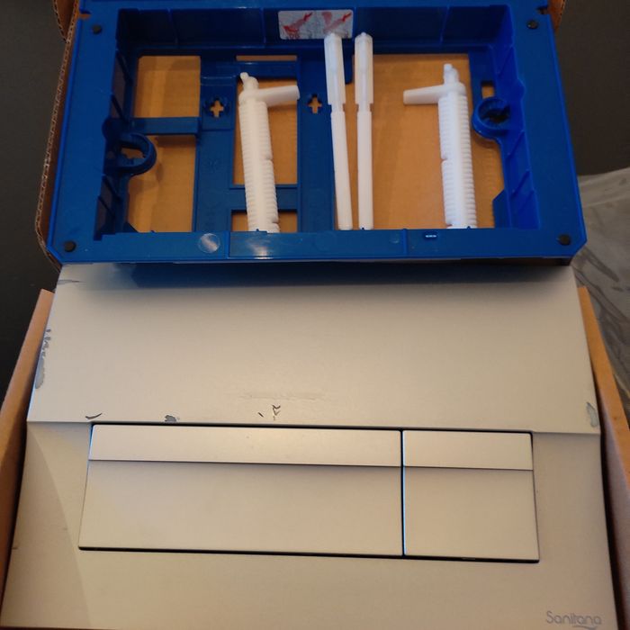 Placa de comando de descarga Sanitana LCN cinza