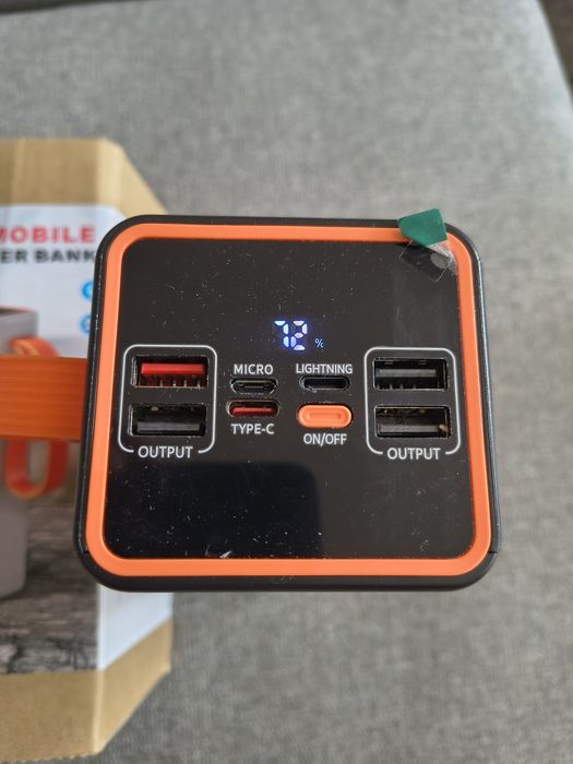 Power bank 50000mAh Duża latarka !