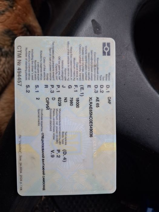 Даф can 65  самоскид