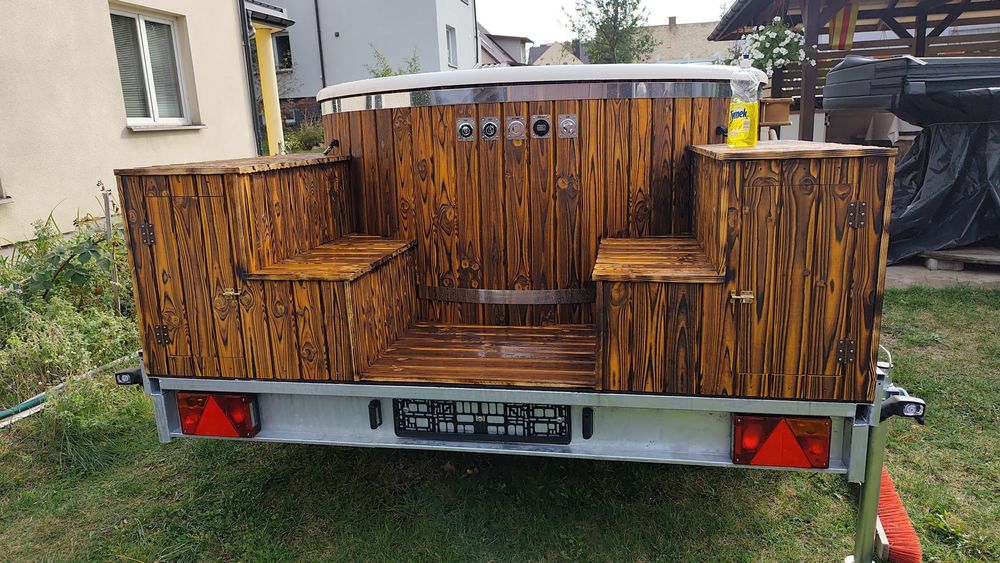 Mobilna balia ogrodowa jacuzzi