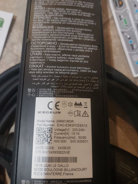 Зарядне зарядка 10/16A Zoe Renault kangoo Megane Nissan nv200 Leaf