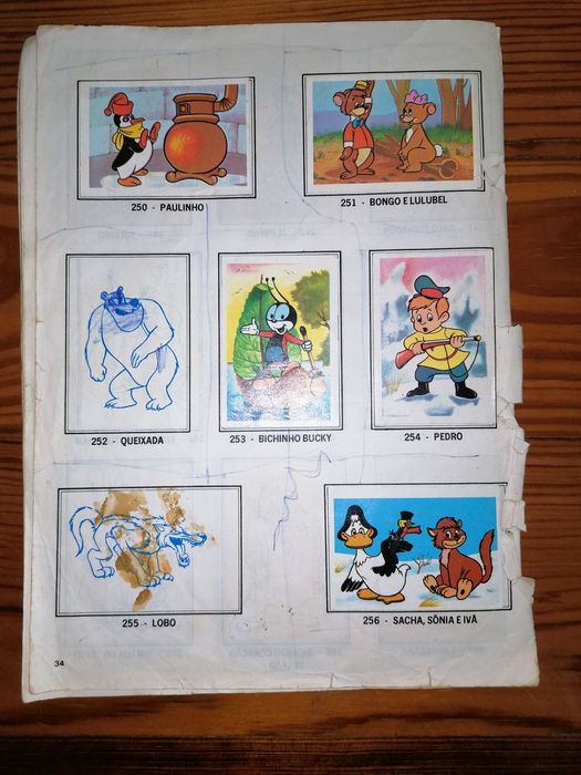 Lote de cadernetas incompletas - portes incluídos