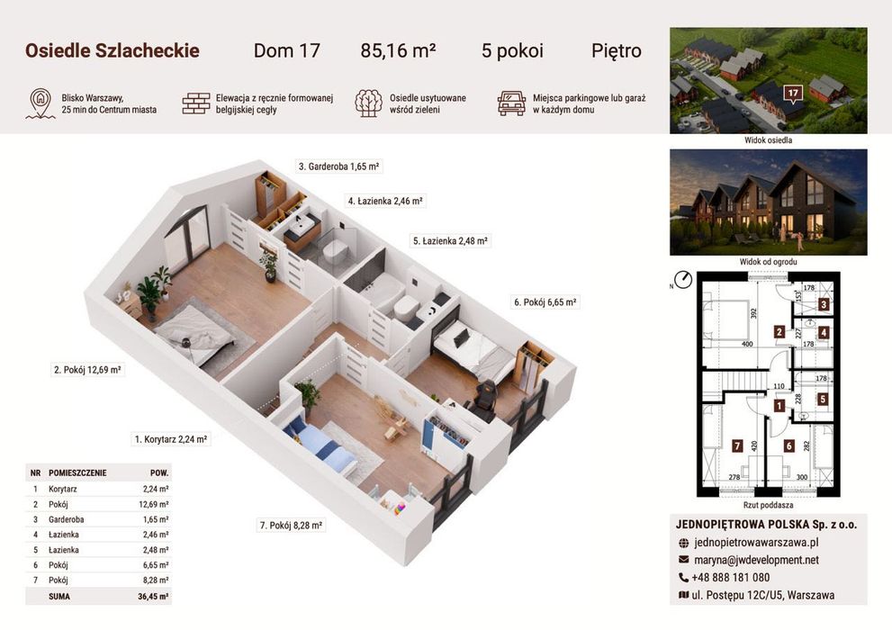 Mieszkania w świetnej okolicy, 10 min do Mokotowa! Bawarski styl