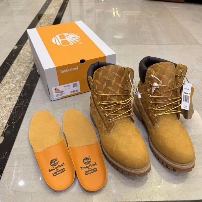 Ботинки timberland x supreme 3 цвета суприм