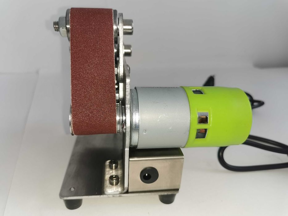 мини Гриндер для заточки ножей и инструмента, шлифовка, лента 30х330