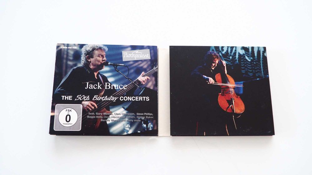 JACK BRUCE – Rockpalast: The 50th Birthday Concerts   2×DVD (NTSC, Remastered) + CD • 2014 • MIG‑Music • MIG90612 Stan: NM / Digipak NM‑