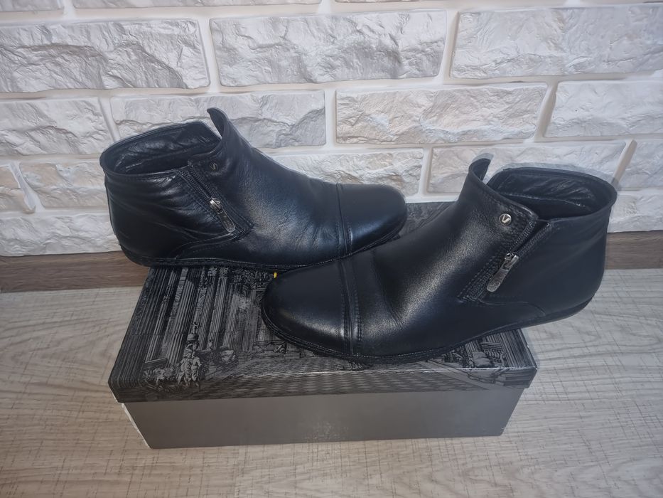 Шкіряні чоловічі зимові черевики Vasari Trend (оригінал), розмір 40
