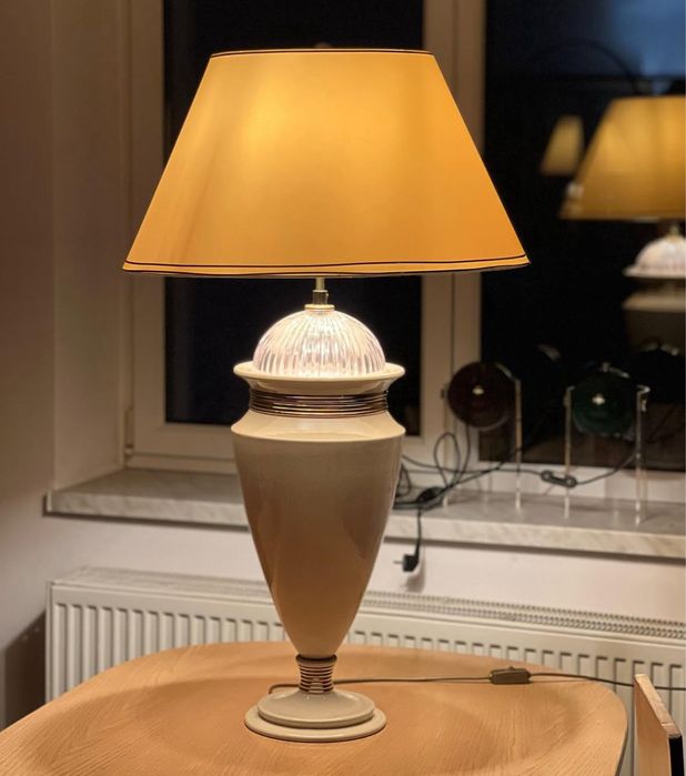 Olbrzymia lampa stołowa Sigma Elle Due. Wlochy lata 80-te
