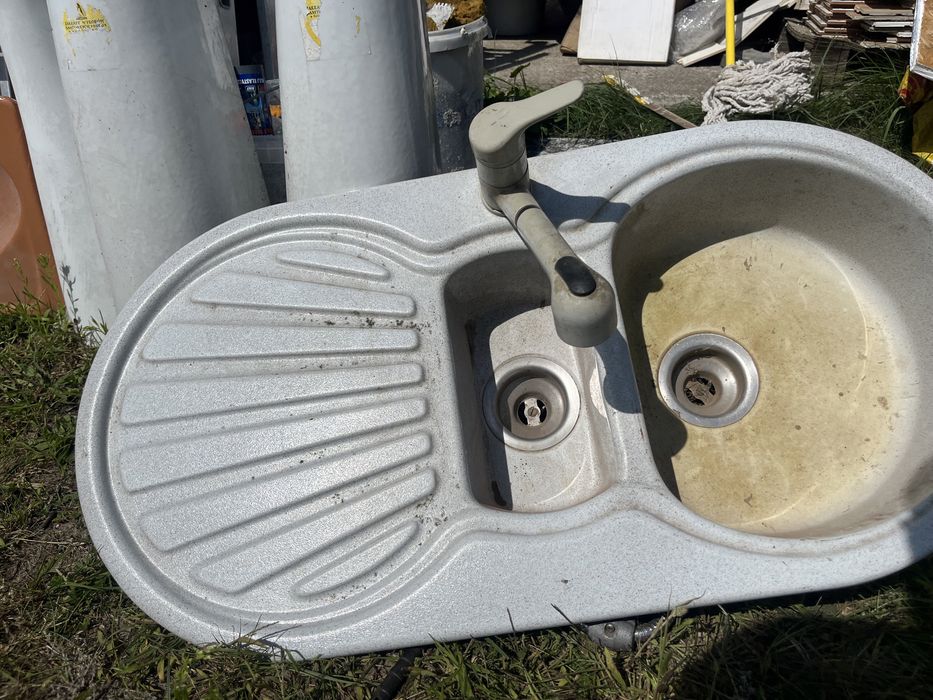 Zlew używany plastikowy