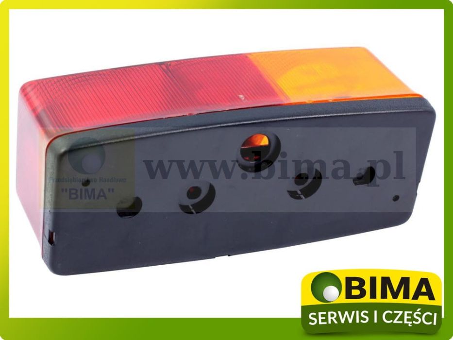Lampa zespolona tylna lewa John Deere MF Massey Ferguson Renault Deutz