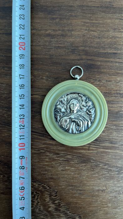 Medalhas de berço em prata