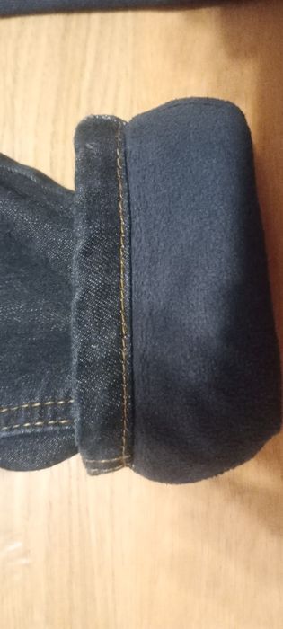 Zestaw bluza świąteczna 116, ocieplane spodnie jeansowe i bluzka z dłu