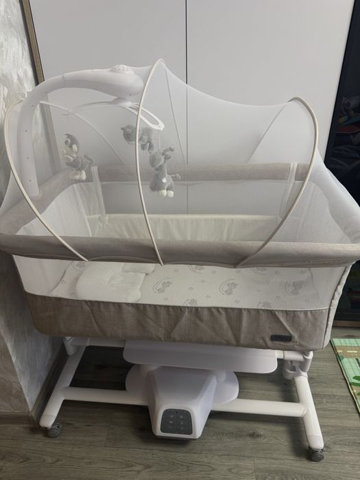 Carrello Bloom CRL-10304, приставне ліжечко-гойдалка 3 в 1