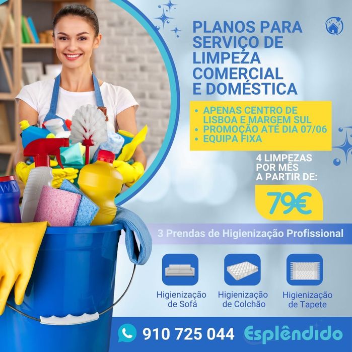 Serviço de Limpeza Comercial e Doméstica
