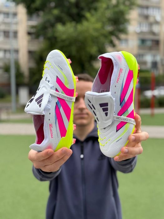 АКЦІЯ!Дитячі Футбольні бутси Adidas Predator з резинкою-Elite | 35-38р