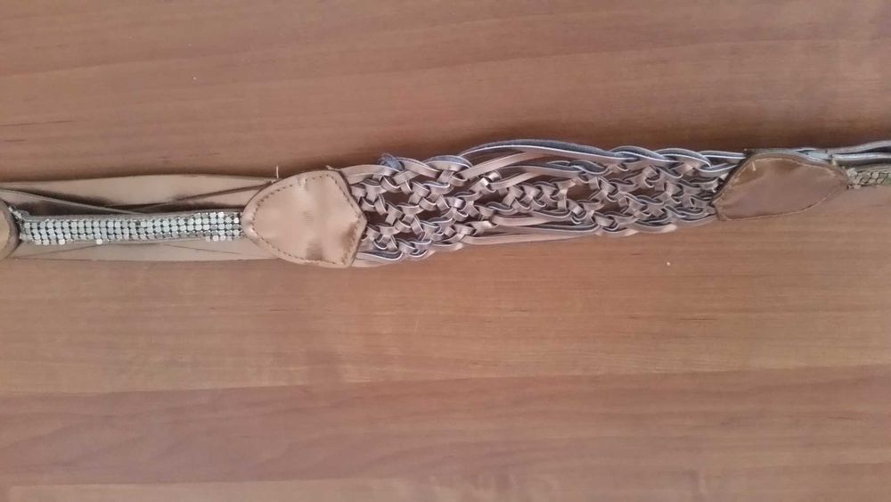 Pasek damski, kolor miedź, dług. 103 cm