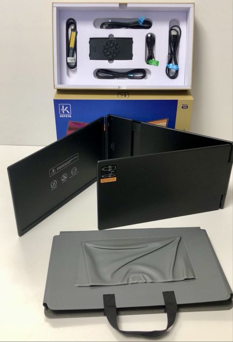 Портативний Монітор для ноутбука з зарядним 10000 мАг KEFEYA s5 15.6"