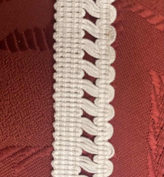 koronka  bawelna biala  szer 2 cm dl  5 m