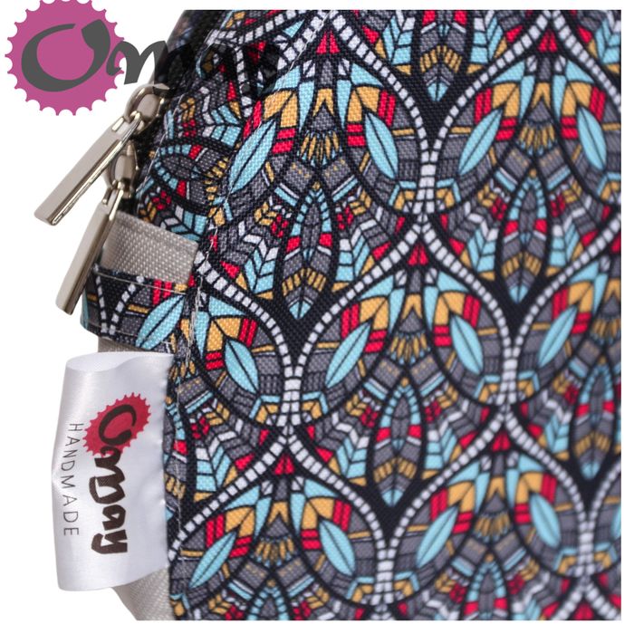 organizer do OBAG MOON LIGHT mozaika czarny 2 kieszenie wkład OMAY