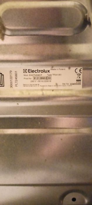 Części do pralki electrolux