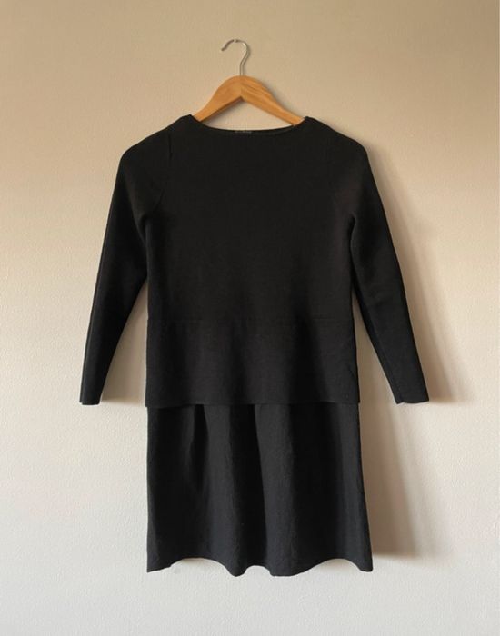 Sweter wełna COS bluzka wełniana premium styl biznesowy old money