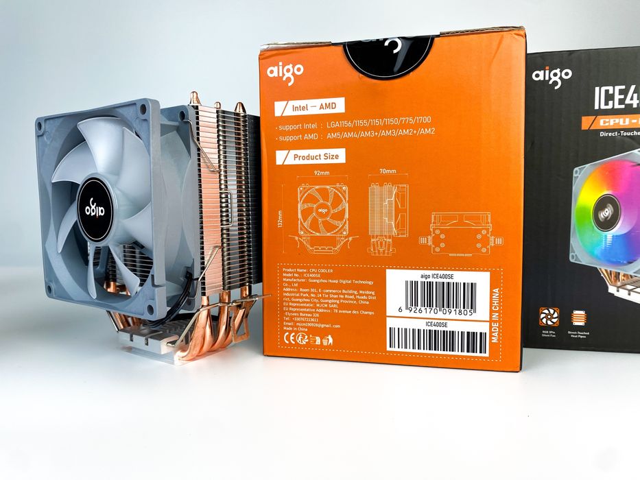 Кулер охолодження процесора Aigo Ice 200PRO / Aigo Ice 400SE RGB