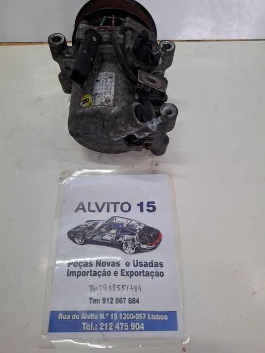 Compressor AC/ar condicionado Peugeot 1.6  2018 referência:9830148880