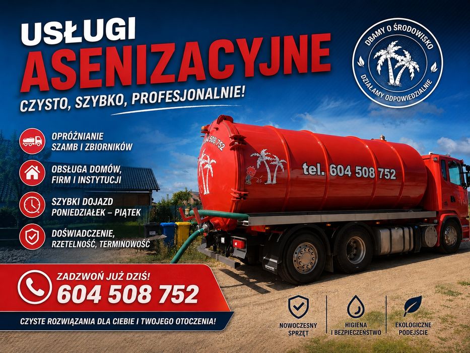 Wywóz nieczystości płynnych szamba