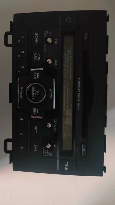 Honda CR-V III Fabryczne radio z zmieniarką