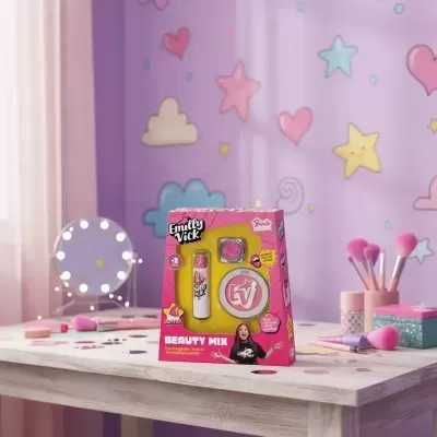 Kit Beauty Mix Emilly Vick Dos Rosa Maquiagem PRONTA ENTREGA