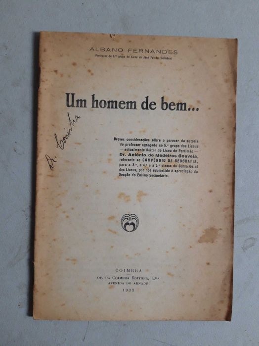 Livro PA-7 - Albano Fernandes - Um Homem de bem...