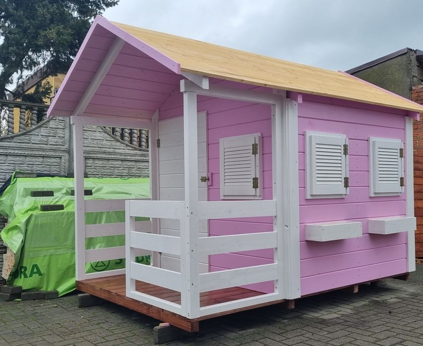 DUŻE domki drewniane dla dzieci