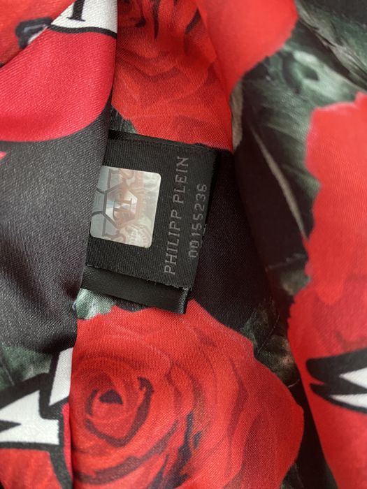 Philipp Plein kurtka skórzana ćwieki ramoneska S 36 kremowa nowa