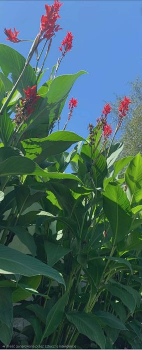 Kannna paciorecznik bulwy cebulki zielony liść