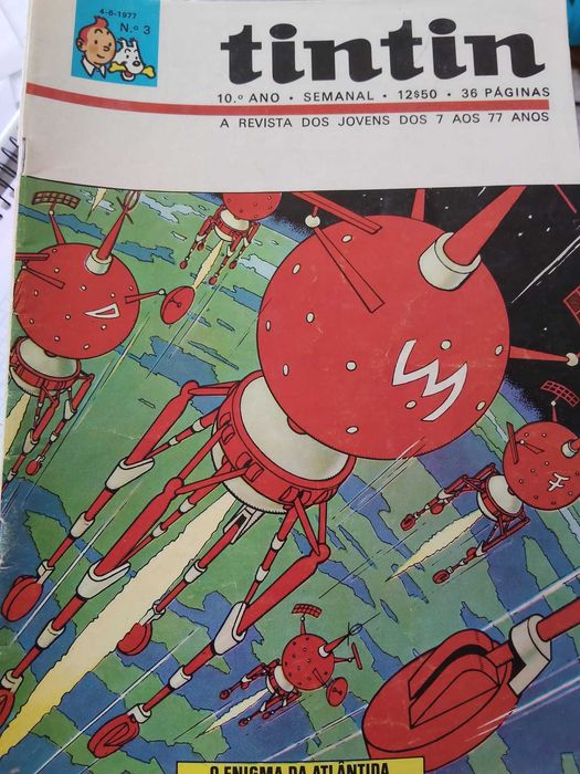 Revistas de Tintim, 10.º Ano, Semanal, de 1977