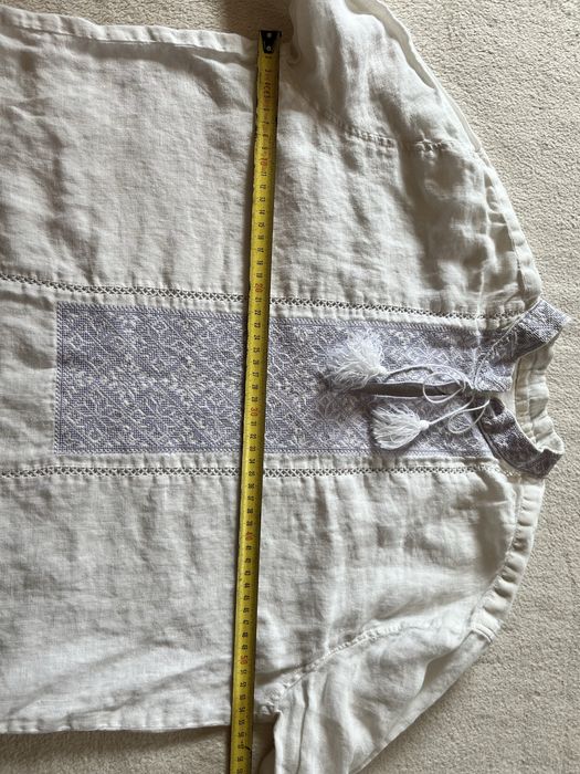 Низька ціна! Вишиванка. Вишита сорочка. Льон. 180/183 см. 16-18 р.