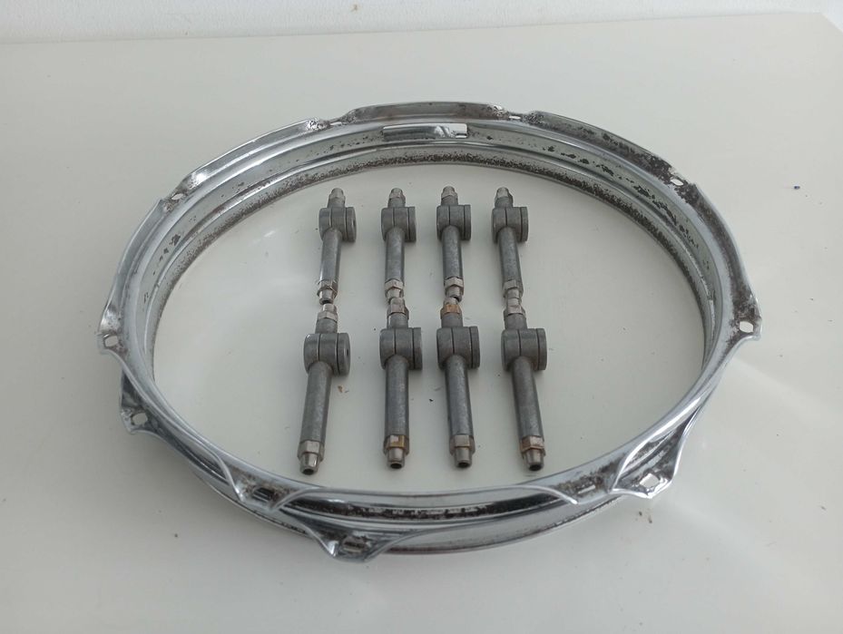 Aros  Gibraltar 12"  2.3mm + 8 Lugs para tarola!