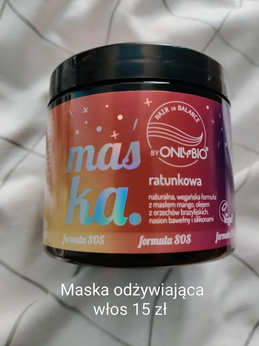 Maseczki do włosów.