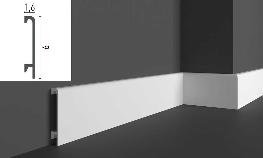 Плинтусы, карнизы, молдинги из прочного дюрополимера