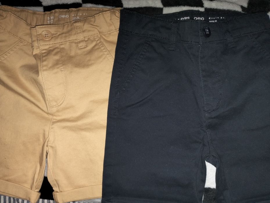 Calções chino 5/6 anos