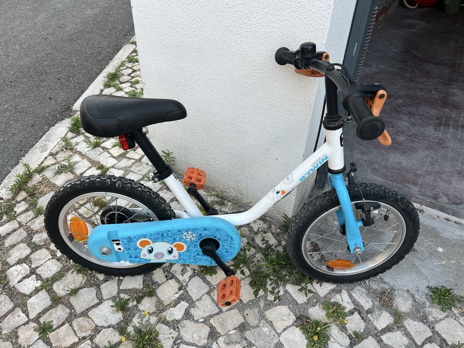 Bicicleta roda 14 Decatlhon