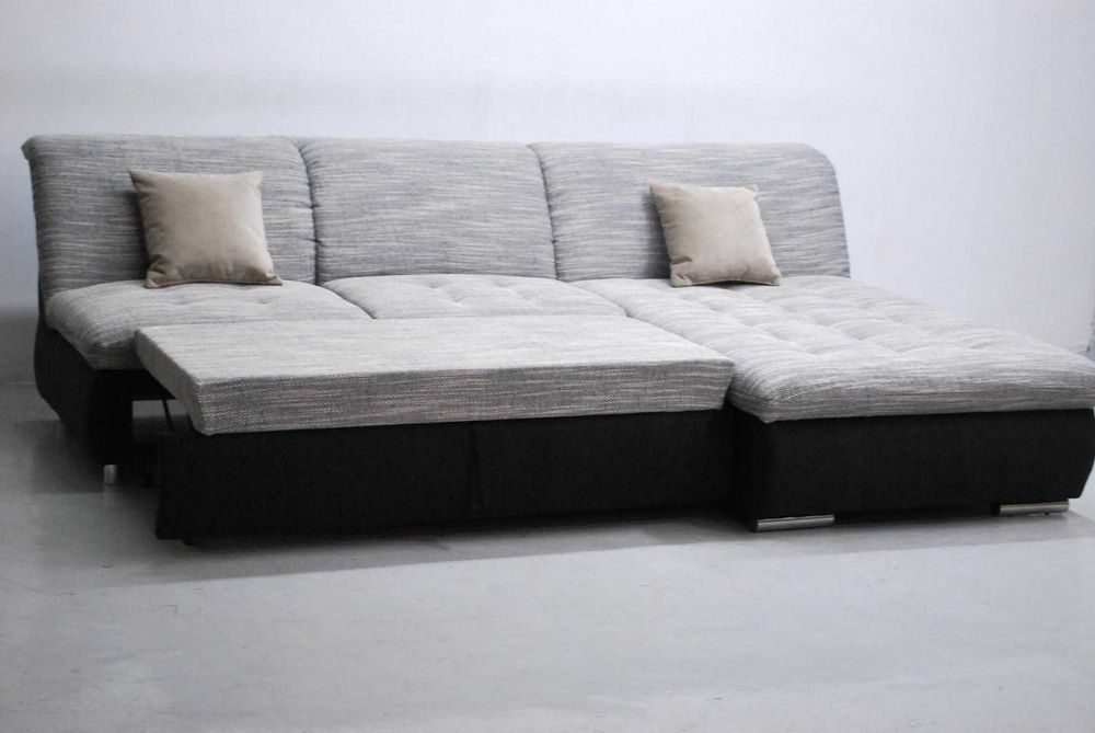 QQQQ SAG DESIGN NAROŻNIK z funkcją spania, rogówka sofa tkanina kanapa