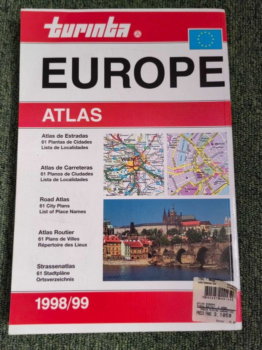 Atlas Europa Turinta 98/99 - Raro: Etiqueta em Escudos! (Estado Top)