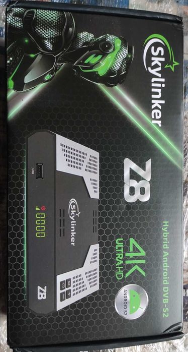 4k Android OTT+DVBS-2 Гибридная ТВ приставка 2/16гБ Спутниковый тюнер