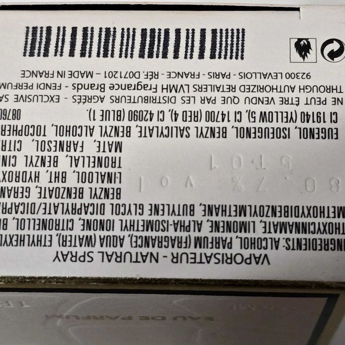 Fendi Furiosa 30ml edp ubytek unikat