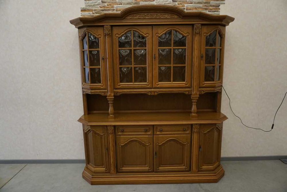 Kredens Witryna z Komodą Podświetlana szer. 187 cm  (p-869)  -10% -10%