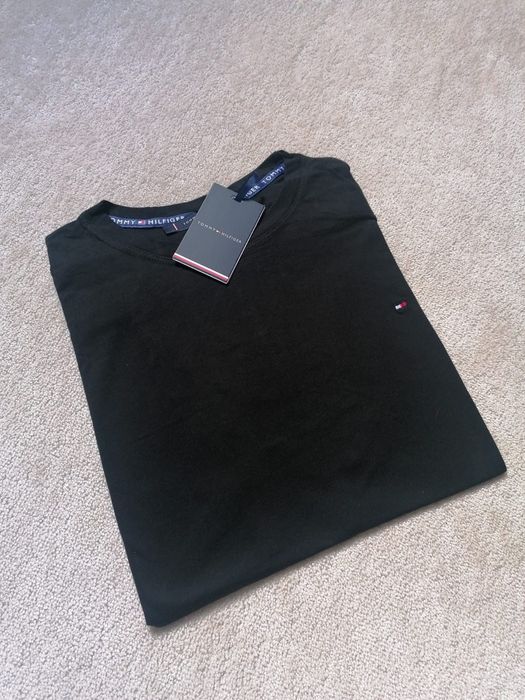 Tommy Hilfiger czarna koszula t shirt
