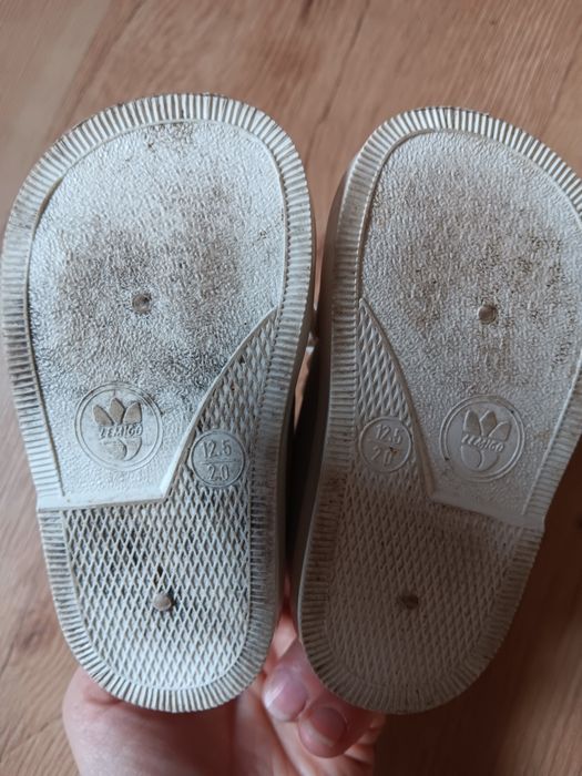 Buciki, buty białe,  rozm. 20 chrzest, roczek