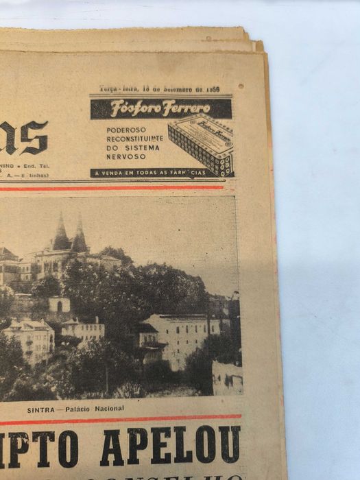 Diario de Noticias de 18-09-1956/Diario Popular  de 17-07-1956